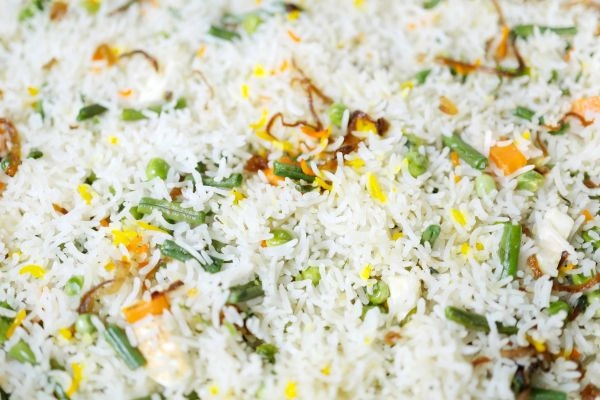 Fragrant Basmati Kashmiri Pulao with Peas and Saffron